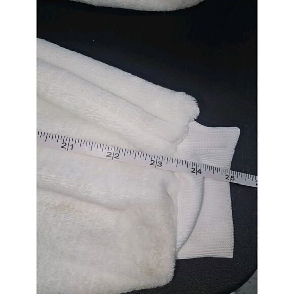 Sheep/ Lamb One Piece - Fuzzy Pajamas Zip Up Funny S Halloween Costume - Adult - Picture 12 of 13